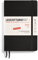 LEUCHTTURM1917 370607 Monatsplaner & Notizbuch Paperback (B6+) 2025, 16 Monate, Softcover, Schwarz, Deutsch