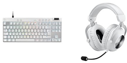 G PRO TKL Rapid Keyboard (German Layout - Linear) + G PRO X Superlight 2 Gaming Mouse EER2 - White