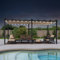 PURPLE LEAF Pergola avec Guirlande Lumineuse Exterieure Pergola Jardin Exterieur 5,5 x 3 m Tissu Teint en Fil, Pergolas Aluminium Toit Rétractable, Kaki