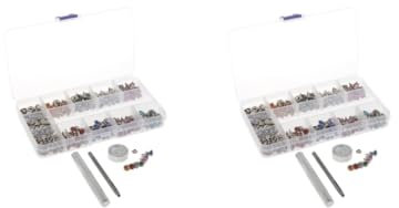 Juego de 240 remaches de botón a presión de doble tapa con herramienta para accesorios de ropa, 7 mm