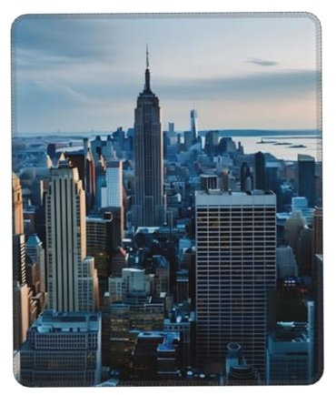 New York Fashion City Mouse Pad – Gaming Computer Keyboard Mat, Desk Gaming Mouse Pads, Laptop Pad Desk, Premium Keyboard Pad.Easy To Slide, Portable.
