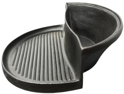 F Fityle BBQ Shabu Topf mit Grill, Bratpfanne, schnelles Erhitzen, leicht zu reinigen, heißer Topf mit Grill, Grilltopf für Garten, Zuhause, L