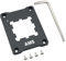 ZZLZX 1 Set Aluminium-CPU-Halterung, 4 Schrauben, 1 6 Winkel, AM5 CPU-Korrektur, Anti-Biegungs-Fixierrahmen, sicherer Befestigungsrahmen, Kühlkörperplatte, Basis für AM5-Motherboard-Steckplätze
