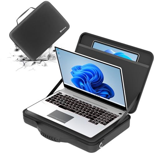 Smatree Custodia rigida a spalla per laptop da 15,6 pollici MSI Katana A15 AI/15/GF66, per Thin A15 AI/15/GF63, per Stealth 15/15M/GS66,per Modern 15 H/15,CreatorPro M15,Creator 15M/15,Sword/Cyborg 15