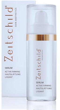 Zeitschild Gesichtspflege Serum – Feuchtigkeitsspendendes Pflegeserum mit Hyaluronsäure & Peptiden – Für alle Hauttypen – Ohne Parfum, Silikone & Parabene – 30 ml