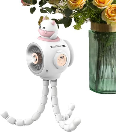 Stroller Fan with Misting - Fan with Water Spray for Prams, 3 Adjustable Speeds, USB Powered and Compact Design for Shopping, Camping, Car and Bee Travel