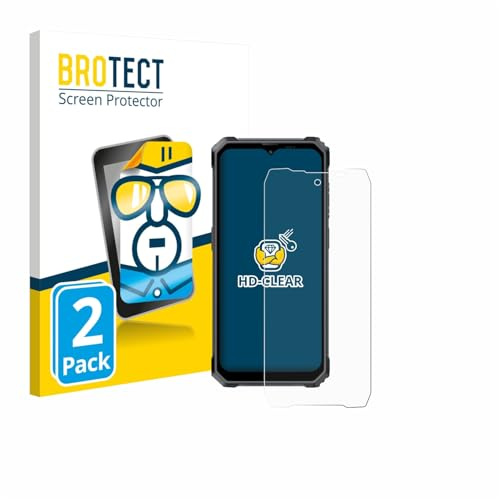 BROTECT Schutzfolie für Blackview BL7000 | 2 Stück Transparenter Displayschutz Made in Germany Klare Displayschutz-Folie Clear Einfache Montage Case-Friendly