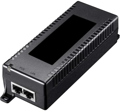 60W Gigabit PoE++ Injector, IEEE 802.3af/at/bt Compliant, 10/100/1000Mbps High PoE+ Switch Powerline Network Adapter, Replace for TRENDnet TPE-117GI, TP-Link POE170S