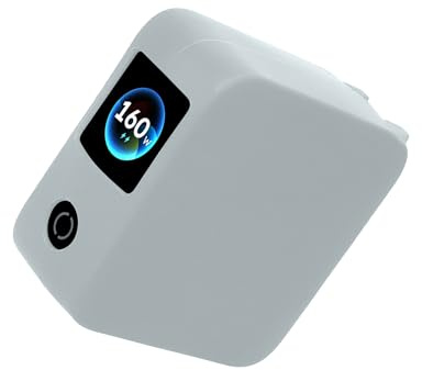 kwmobile Silikon Hülle für UGREEN Nexode Pro 160W GaN Case - Powerbank Hülle für unterwegs - Tasche für Power Bank - Grau