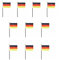 Sonia Originelli 10er Set Tischfahnen Handflaggen Mini Fähnchen Fussball Fan Anfeuern Farbe Japan