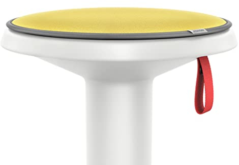 Interstuhl UPis1 Premium Sitzkissen - Besonders bequemes Stuhlkissen perfekt geeignet für Hocker, Stühle, Bänke und Fußböden - Perfekt UPis1 Bürohocker (Zitronengelb)