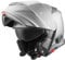 Bogotto V271 BT Bluetooth Klapphelm, Silber, XS
