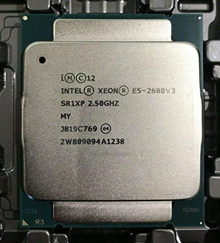 MAO YEYE Intel E5-2680 V3 Processor SR1XP 2.5Ghz 12 Core 30MB Socket LGA 2011-3 Xeon CPU E5 2680 V3 (Refurbished)