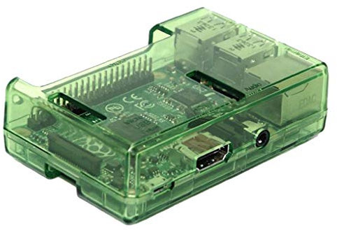 Milageto 1 pièce d'étui pour Raspberry Pi 3 Modèle B + 3B 2B 3B + Boîte avec Couvercle en ABS, Boîtier de Refroidissement - Vert Clair