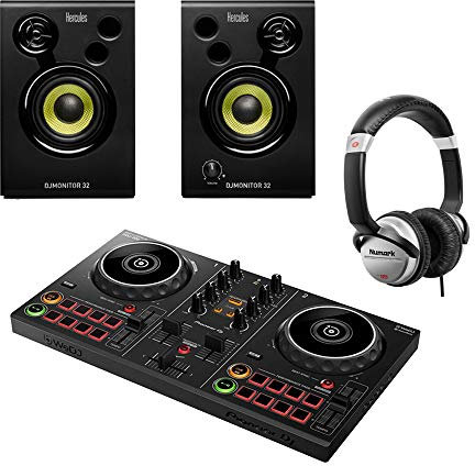 PIONEER DDJ200 SMART DJ CONTROLLER WITH MONITOR AND HEADPHONE BUNDLE