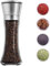 Yugefom Salz- und Pfeffermühle - Premium Edelstahl Salz- und Pfeffermühle mit Einstellbarer Grobheit - Salzmühle und Pfefferstreuer (T1)
