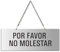 Cartel para Colgar por Favor no Molestar | Alumino175x65 mm auténtico No.31053-E