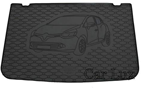 Car Lux AR05950 - Alfombra Protector Cubre Maletero de Goma para Clio 4 IV Desde 2012-