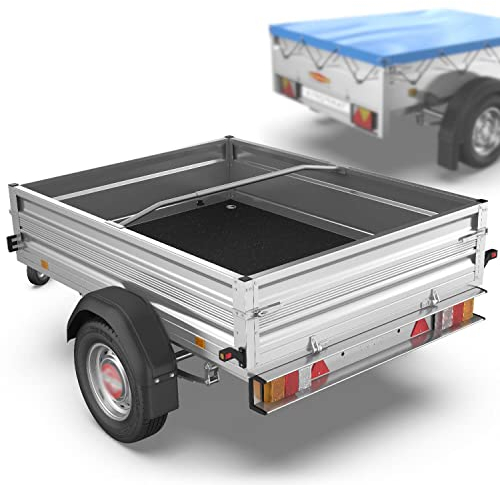 Tarpofix® Soporte para Lona de Remolque Soporte para Lona Plana 100-145 cm (Set de 1-4) - Soportes universales Ajustables - Soportes de Aluminio duraderos para Lonas Planas - Soporte Aluminio