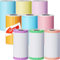 9 Rollen Thermodrucker Papier Mini Druckerpapier Rolle Selbstklebend Bedruckbar Aufkleber Kompatibel mit P1 PeriPage A6 Serie Drucker Tragbare Thermodrucker (Klassische Farbe)
