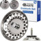 Cesto para Fregadero, 1 Unidad, cesto para Fregadero de Ø 82 mm, en Acero Inoxidable, Espiga excéntrica Que sobresale 27-57 mm en el desagüe, Pasador de Ø 8 mm, Repuesto para fregaderos de Cocina