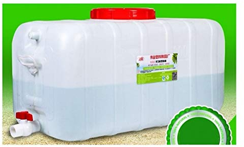 Jerrican alimentaire 50L Bidon D'eau Avec Robinet Jerrican Réservoir D'eau Robinet De Vidange Fixe Pour Camping Car Voyage Voiture Maison Fitting Grande Capacité Sac D'eau Réservoir D'eau De Voiture