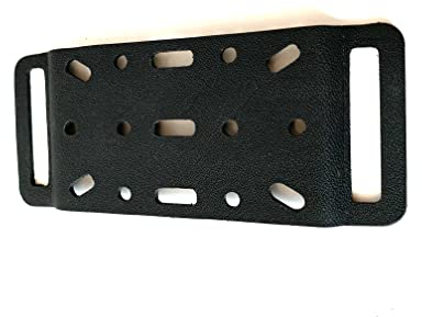 Kydex X- Clip Adapter Platte Messer-Scheide, Holster Montage Platte Belt Gürtel Koppel Clip (Schwarz)