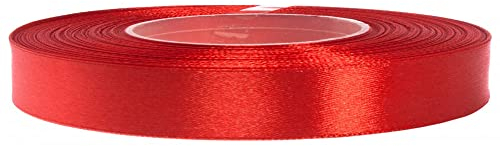Cartonare Satinband 12mm/32m Geschenkband Dekoband Schleifenband Hochzeit Farbe: 031 / Blutorange
