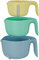 Empava Plastic Bowls Mixing Set of 3 - Mixing Bowl, Colander, Measuring Bowl - Reusable