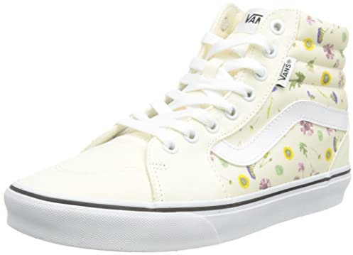Vans Women's Filmore Hi Sneaker, Pressed Floral Classic White, 6.5 UK