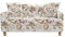 Highdi Klassisch Vintage Sofabezug Sofaüberwürfe für 1/2/3/4 Sitzer, Armlehnen Sofa Cover Elastisch Stretch Antirutsch Sofa Cover Sofahusse Couchbezug Möbelschutz (2 Sitzer,Barock)