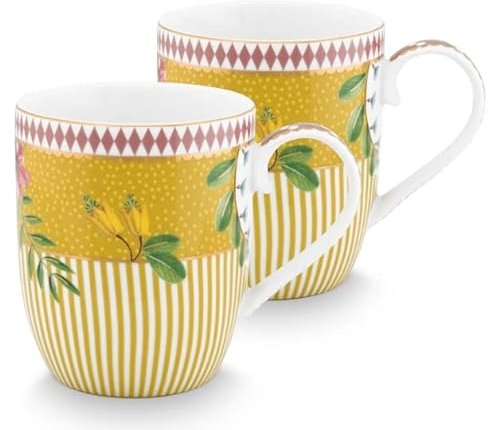 PIP STUDIO 51002378 La Majorelle Henkelbecher gelb 0,145 l Set2 (1 Set)