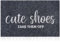 AOAOPQ Front Door Indoor Outdoor Entrance Doormat Grey Rubber Welcome Door Mat Cute Shoes Take Them Off Doormat Anti Slip Easy to Clean Corridor Patio Entry Mat