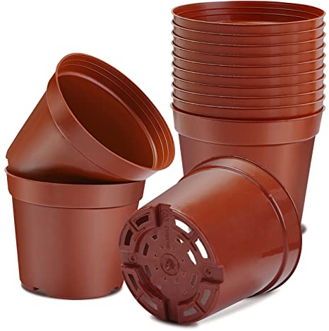Muzhira Macetas para Semillas, 13.6cm 10pcs Macetas de Cultivo para Plantas para Al Aire LibreJardín Plantas Plántulas y Semillas