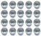 ACYDSR 20 Stück Silber Kerzenhalter für Stabkerzen, Metall Klein Kerzenhalter, Kerzenhalter Teelichter, Stabkerzenhalter Deko, DIY Kerzeneinsätze Deko, Für Baumkerzen, Geburtstagskerzen, Tafelkerzen