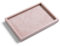 Yew & Tulip Natural Pink Marble Vanity Tray, Nature Rose Cream Marble Serving Tray for Bathroom, Kitchen, Vanity, Home Decor, Wedding etc. (12 x 8 x 1.2)
