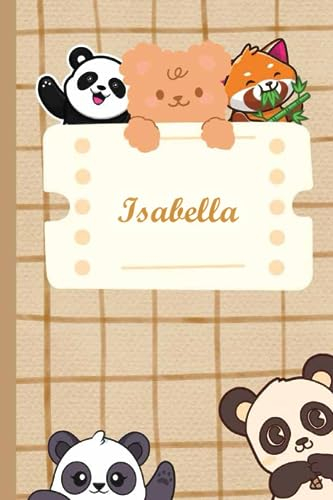 Isabella Notizbuch: Ein wunderschönes liniertes Notizbuch als Geschenk für Frauen oder Mädchen mit dem Namen Isabella