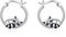Waschbär Ohrringe für Damen Mädchen Creolen Ohrringe 925 Sterling Silber Waschbär Schmuck Tier Geschenk