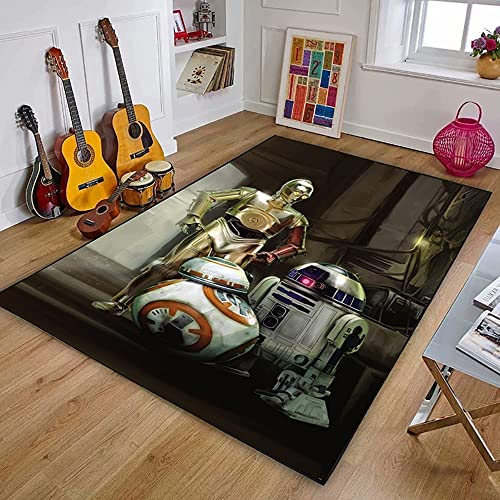 3D Muster Wohnzimmer Schlafzimmer Dekor Weiche Flanell Kinderzimmer Küche Flur Esszimmer Bodenmatte.,60 * 90cm
