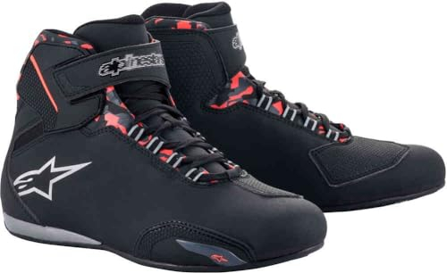 Alpinestars 2515518-1303-8.5, Stivali Moto Uomo, Nero, 40.5 EU