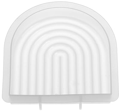 GLOREX 6 9732 091 - Kerzen-Gießform aus Silikon, Motiv: Großer Bogen, ca. 15 x 15 x 3 cm, stabile Silikongießform, zum Ausgießen, wiederverwendbar
