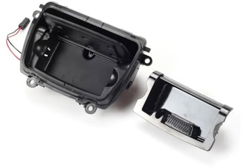 FLaig Verbesserte Innenraum-Auto-Mittelkonsolen-Aschenbecher-Rauch-Aschenbecher-Baugruppe, kompatibel mit BMW F10 F11 F18 520 523 525 528 530 535 51169206347 (Color : 1 Set)