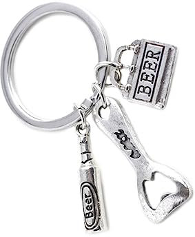 IMIKEYA Ballons Flamants Roses porte clé porte cle fleur octogonale de chlorophytum porte-clés ouvre-bouteille porte-clés fête des pères décor porte-clés père porte-clés homme pendentif