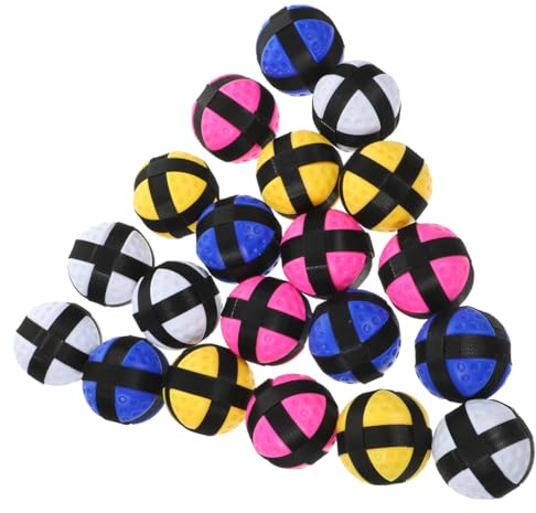 Abaodam 20st Lustiger Klebriger Ball Zubehör Für Dartspiele Klebebälle Für Die Dartscheibe Spielzeug Mit Klebrigen Bällen Klebrige Bälle Werfen Klettball Nylon Decke Kind