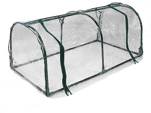 TOPINCN Mini Tuyau de Serre de Jardin Miniature, Transparent, Résistant aux Intempéries, Couverture étanche à la Pluie