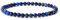 Landorilo Naturstein Perlen Heilstein Armband aus 4mm Facettiertes Steinperlen, Yoga Armbänder für Damen Herren,Glücksarmband, Exquisite Geschenke, Ersatzperlen Inklusive(F Lapis Lazuli)