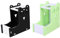 VANZACK 2pièces Support Abreuvoir Et Nourriture pour Hamster Distributeur Eau Et Bol pour Rongeurs Pratique Et Accessoire pour Hamster Rat Souris Lapin