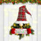 Weihnachten Deko Türkranz, Wichtel Türkranz Weihnachten Außen, Weihnachtskranz Haustür, Wichtel Türschild, Weihnachtswichtel Kranz Für Innen Draußen Wand Türdeko (A)