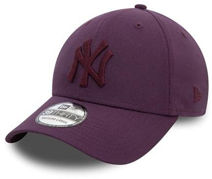 New Era New York Yankees - Chapeau Casquette Casquette de Baseball - - 39Thirty - Logo de l'équipe - visière courbée - Violet