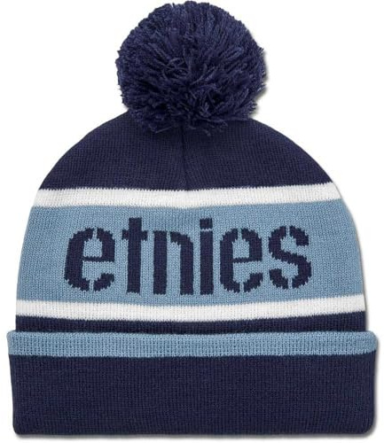Etnies Stencil Pom Beanie One Size Blue